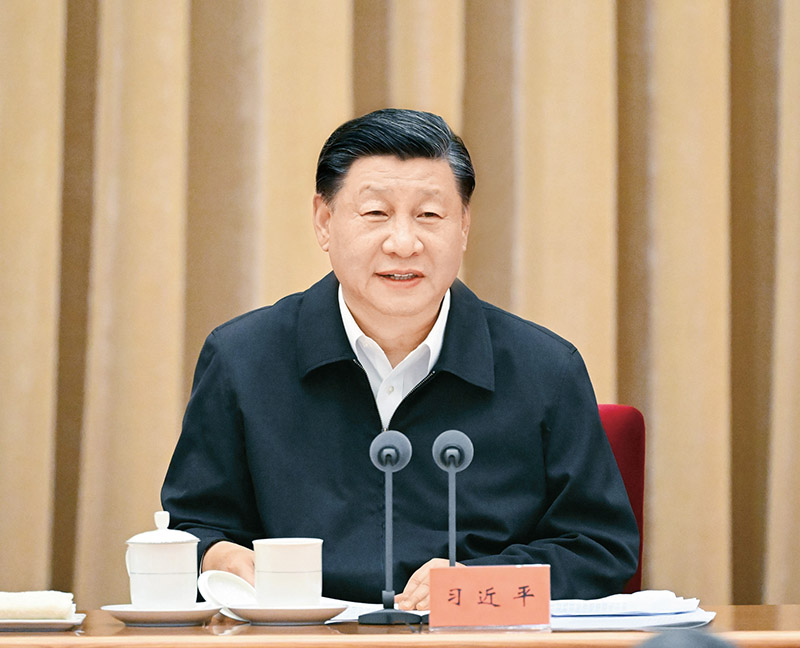 2023年7月17日至18日,全国生态环境保护大会在北京召开。中共中央总书记、国家主席、中央军委主席习近平出席会议并发表重要讲话。 新华社记者 饶爱民/摄